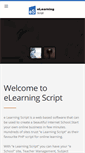 Mobile Screenshot of elearningscript.com